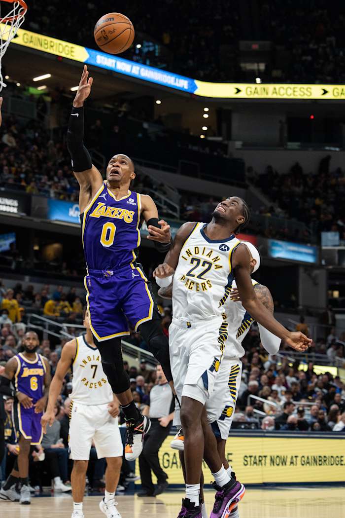 Russell Westbrook Caris LeVert Indiana Pacers